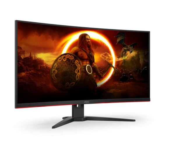 AOC - Monitor AOC C32G2ZE/BK 31.5"/VA,zakrivljen/1920x1080/240Hz/0.5ms MPRT/HDMIx2,DP/freesync/VESA/crna_0